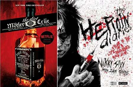 Nikki Sixx's Two Best Selling Book's Covers